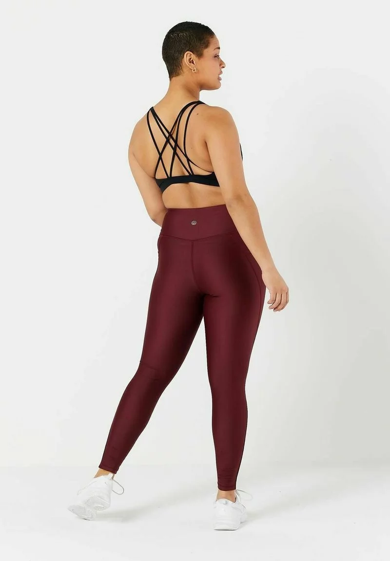 Eyda SARAH COVERMAX - Leggings - Hosen - Bordeaux 2 Eyda SARAH COVERMAX - Leggings - Hosen - Bordeaux - Image 2