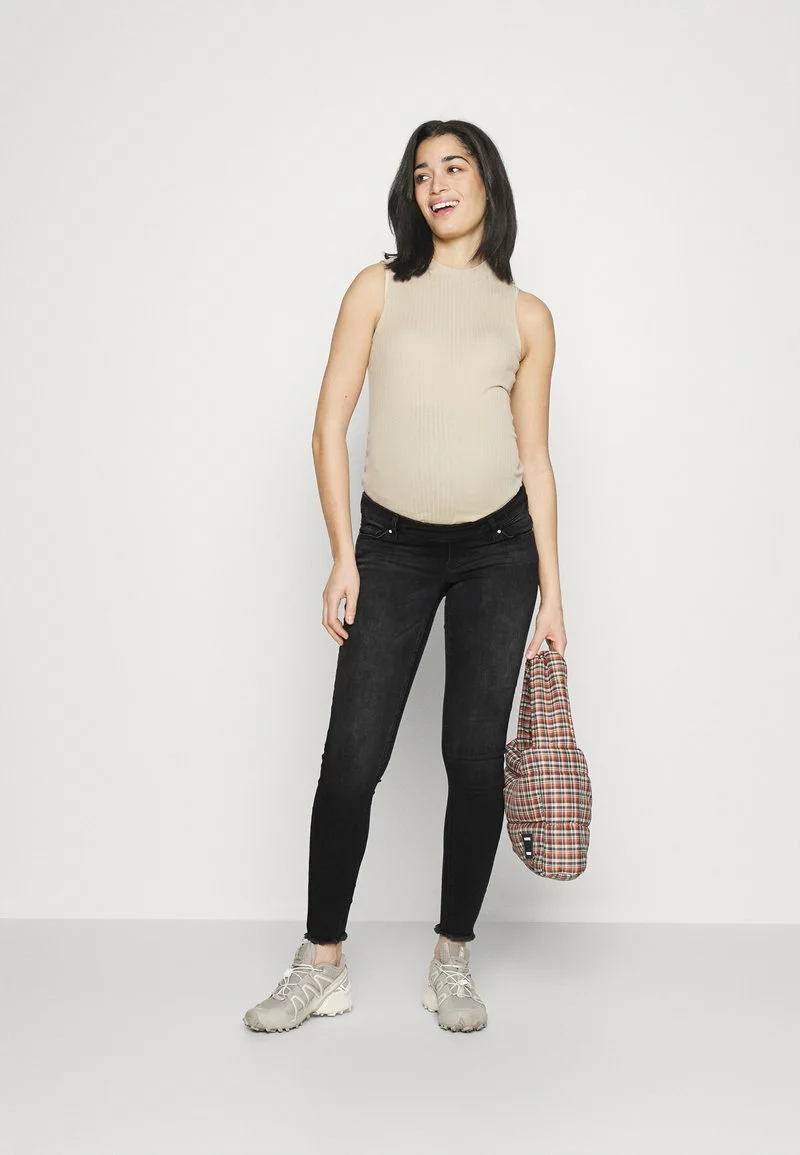 ONLY MATERNITY OLMBLUSH MID REABOX - Jeans Skinny Fit - Black 2 ONLY MATERNITY OLMBLUSH MID REABOX - Jeans Skinny Fit - Black - Image 2