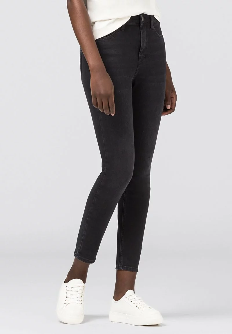 HALLHUBER HIGH WAIST SKINNY ELLA VON CANDIANI - Jeans Skinny Fit - Dark Grey Denim 1 HALLHUBER HIGH WAIST SKINNY ELLA VON CANDIANI - Jeans Skinny Fit - Dark Grey Denim