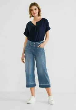 STREET ONE CASUAL FIT CULOTTE - Jeans Relaxed Fit - Sky Blue Wash 7 STREET ONE CASUAL FIT CULOTTE - Jeans Relaxed Fit - Sky Blue Wash -Hosen Elegante Boutique 01a8b0a5f3d14184a4dd30dec8a4944a