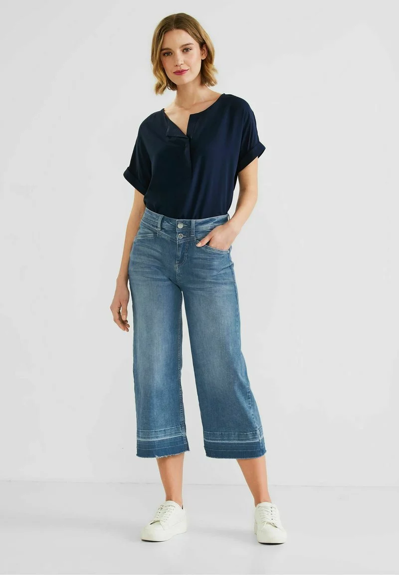 STREET ONE CASUAL FIT CULOTTE - Jeans Relaxed Fit - Sky Blue Wash 2 STREET ONE CASUAL FIT CULOTTE - Jeans Relaxed Fit - Sky Blue Wash - Image 2