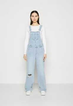 ONLY ONLEMMI OVERALL - Latzhose - Light Blue Denim
