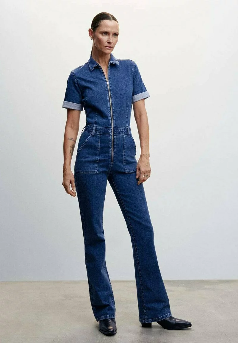 Mango IGGY - Jumpsuit - Donkerblauw 3 Mango IGGY - Jumpsuit - Donkerblauw - Image 3