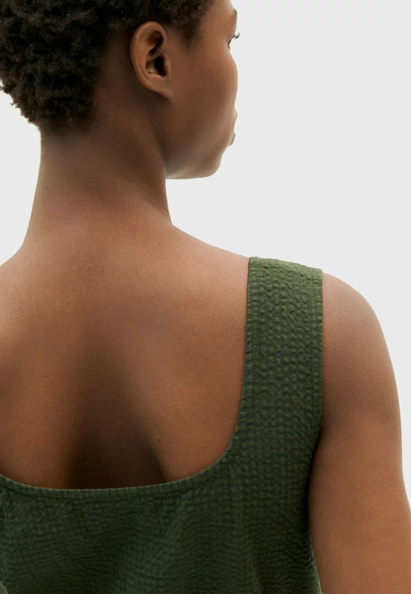 Thinking Mu RAFFLESIA - Jumpsuit - Dark Green 4 Thinking Mu RAFFLESIA - Jumpsuit - Dark Green - Image 4