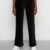 Tommy Hilfiger WIDE LEG PANTS - Jogginghose - Black