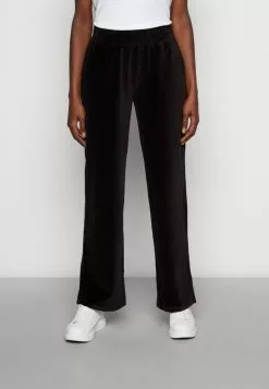 Tommy Hilfiger WIDE LEG PANTS - Jogginghose - Black