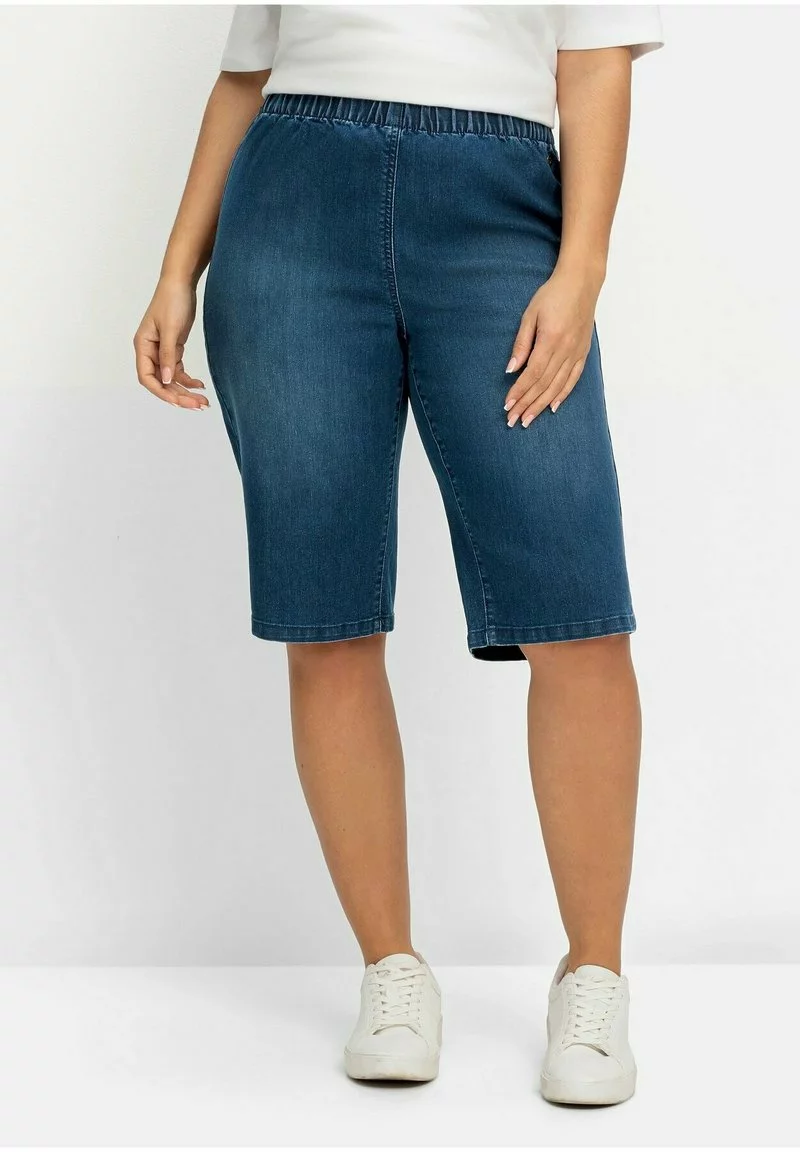 Sheego 2 PACK - Jeans Shorts - Blue Denim Dark Blue Denim 2 Sheego 2 PACK - Jeans Shorts - Blue Denim Dark Blue Denim - Image 2