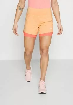 Asics ROAD SHORT - Kurze Sporthose - Summer Dune/papaya