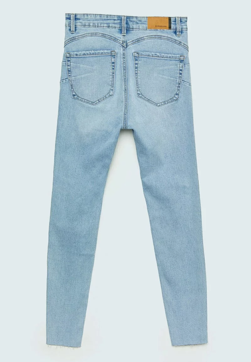 Stradivarius PUSH-UP - Jeans Skinny Fit - Light Blue Denim 6 Stradivarius PUSH-UP - Jeans Skinny Fit - Light Blue Denim - Image 6