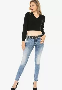 Cipo & Baxx Jeans Slim Fit - Iceblue -Hosen Elegante Boutique 0b0b4b2f65be45b292d779a585220d26