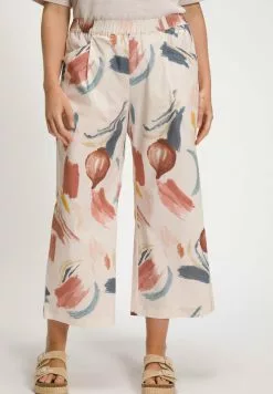 Ulla Popken MOTIF COUP DE PINCEAU CEINTURE ÉLASTIQUE - Stoffhose - Rose Poudré 11 Ulla Popken MOTIF COUP DE PINCEAU CEINTURE ÉLASTIQUE - Stoffhose - Rose Poudré -Hosen Elegante Boutique 0b1b3439d6de4f74aed0bdc1455ce315 1