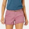 SUBLEVEL Jeans Shorts - Dark Rose