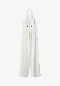 Mango SILENCIO - Jumpsuit - Blanc 11 Mango SILENCIO - Jumpsuit - Blanc -Hosen Elegante Boutique 0d4cd3854cfd41178737eb755ad2cb0c