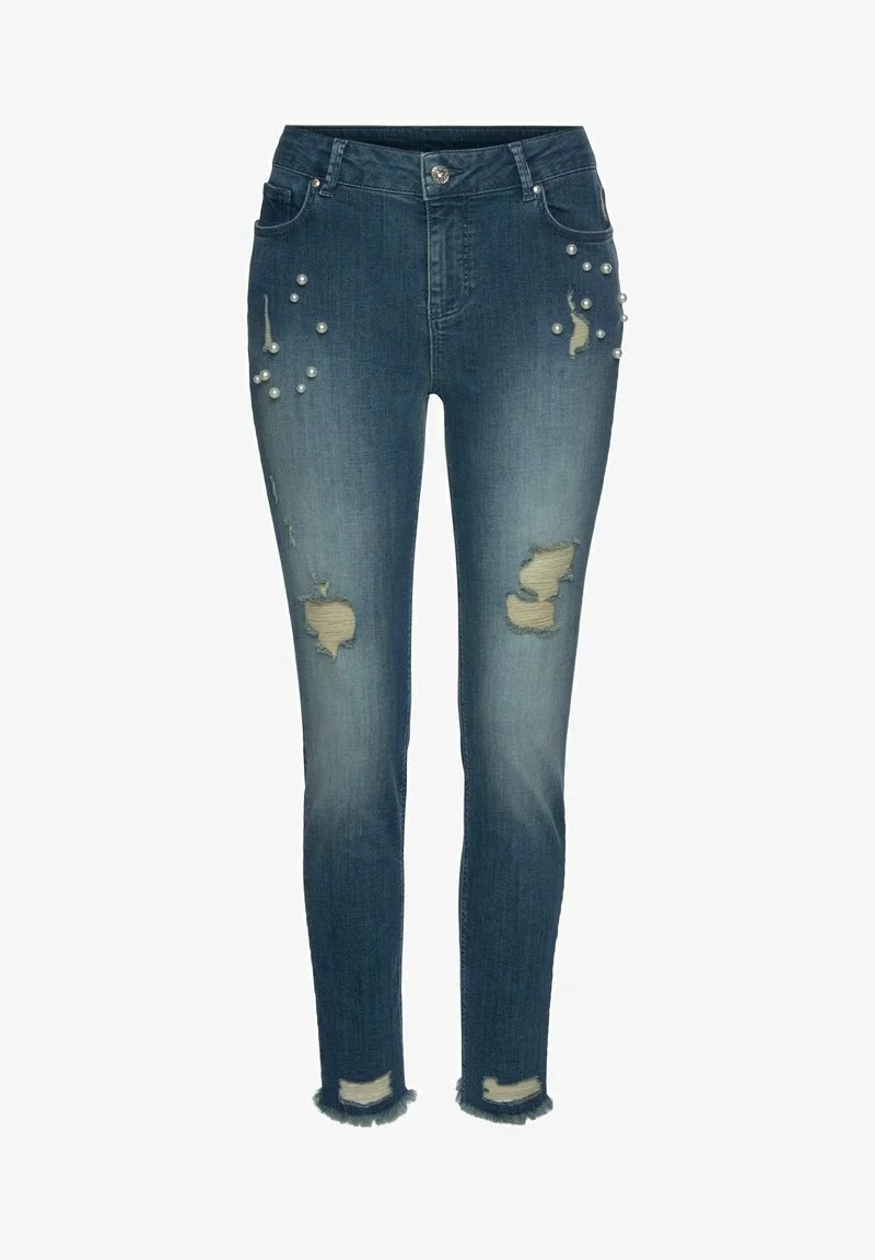 LASCANA DESTROYED - Jeans Skinny Fit - Blue Washed 4 LASCANA DESTROYED - Jeans Skinny Fit - Blue Washed - Image 4