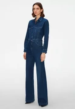 7 For All Mankind LUXE - Jumpsuit - Dark Blue