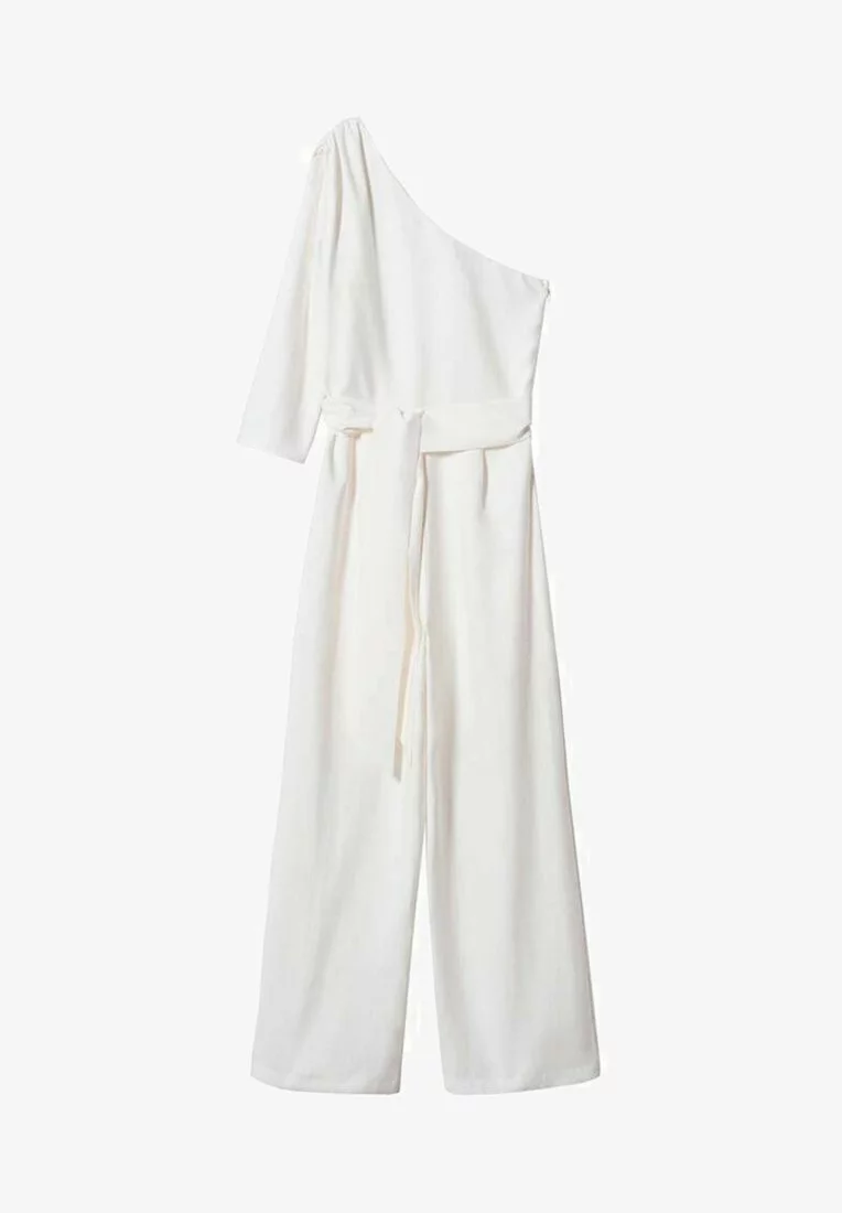 Mango MINERVA H - Jumpsuit - Weiß 4 Mango MINERVA H - Jumpsuit - Weiß - Image 4