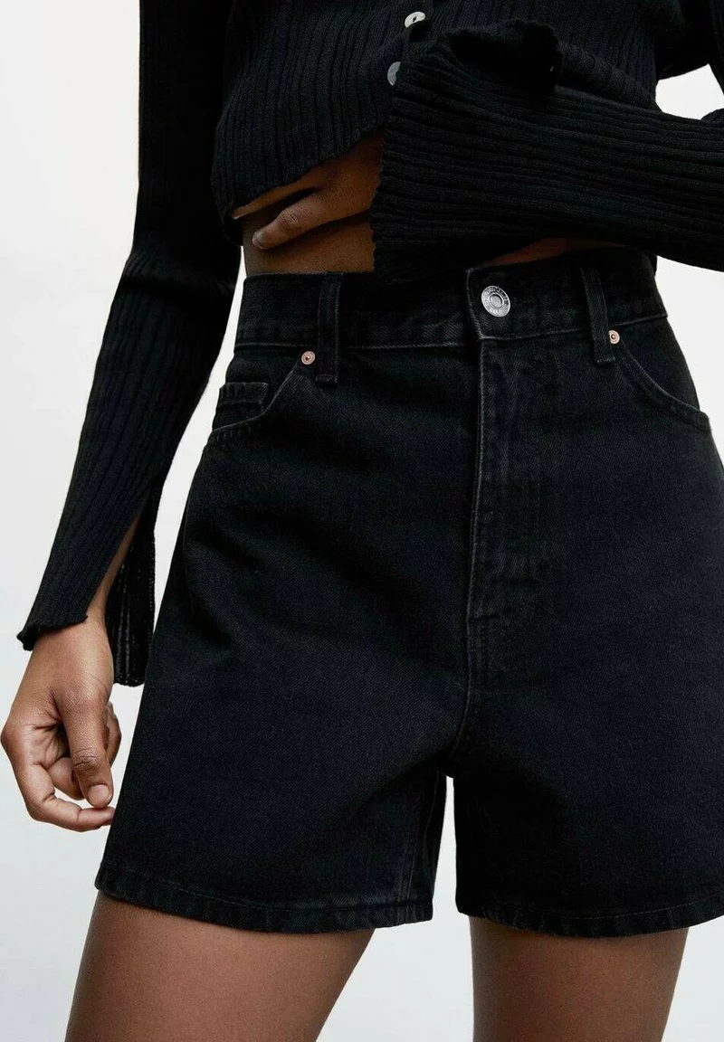 Mango ZOE - Jeans Shorts - Black Denim 4 Mango ZOE - Jeans Shorts - Black Denim - Image 4