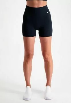 Aim’n® RIBBED MIDI BIKER - Shorts - Black -Hosen Elegante Boutique 17181c356f0248d8b2043d6cc870126b