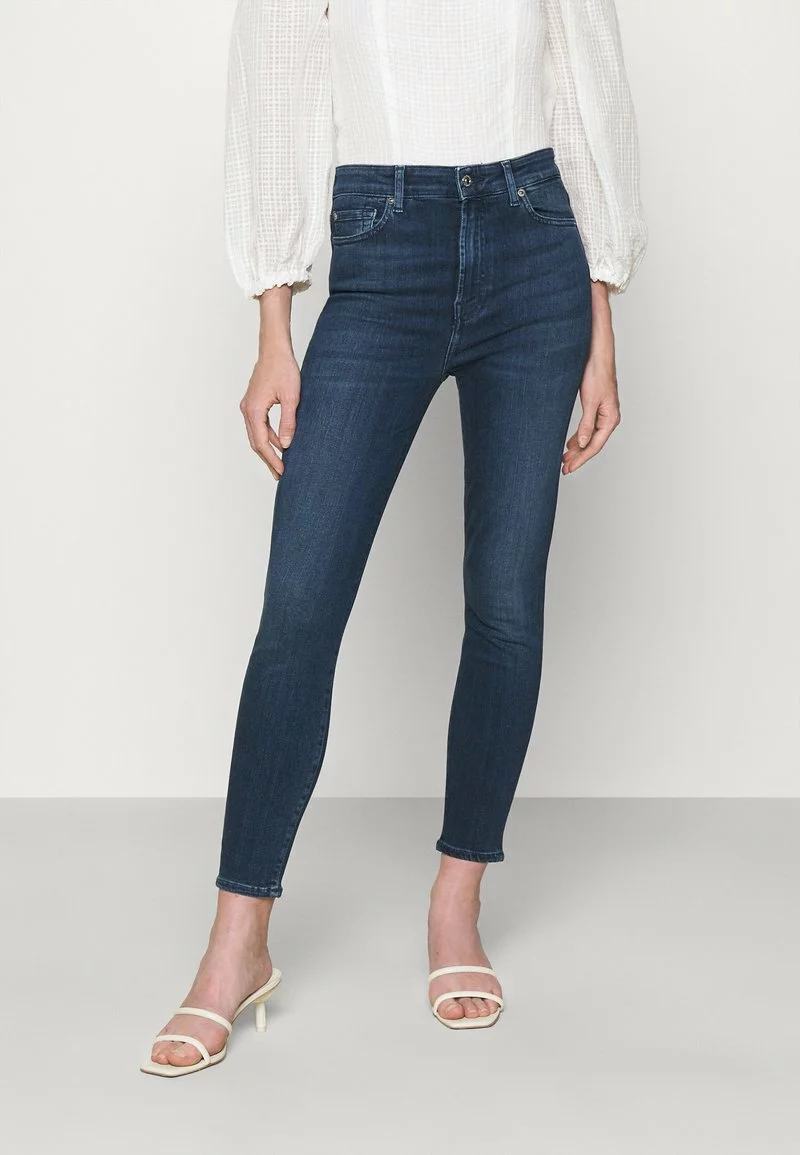 7 For All Mankind AUBREY - Jeans Skinny Fit - Dark Blue 1 7 For All Mankind AUBREY - Jeans Skinny Fit - Dark Blue