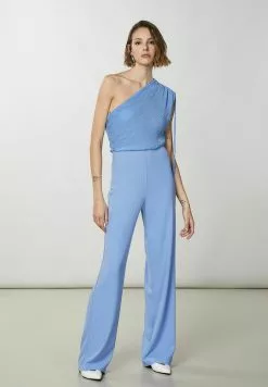 Patrizia Pepe ONE-SHOULDER - Jumpsuit - Ceramic Blue 11 Patrizia Pepe ONE-SHOULDER - Jumpsuit - Ceramic Blue -Hosen Elegante Boutique 176a5d8f7c684246898bea68d425aade 1