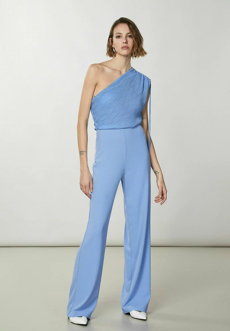 Patrizia Pepe ONE-SHOULDER - Jumpsuit - Ceramic Blue 6 Patrizia Pepe ONE-SHOULDER - Jumpsuit - Ceramic Blue - Image 6