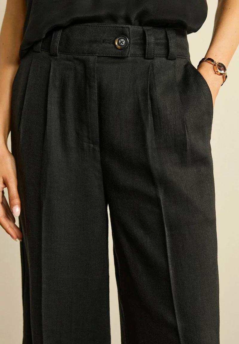 Next BLEND WIDE LEG - Stoffhose - Black 6 Next BLEND WIDE LEG - Stoffhose - Black - Image 6