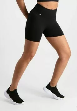 Aim’n® RIBBED MIDI BIKER - Shorts - Black -Hosen Elegante Boutique 1c67d4ca46ae45ffb785b07fc6a24386