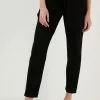 LELA REGULAR FIT - Stoffhose - Black