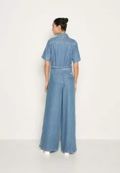 Scotch & Soda ZIP FRONT RETRO INSPIRED - Jumpsuit - Indigo 8 Scotch & Soda ZIP FRONT RETRO INSPIRED - Jumpsuit - Indigo -Hosen Elegante Boutique 1dd28547b860489488150ded535e586f