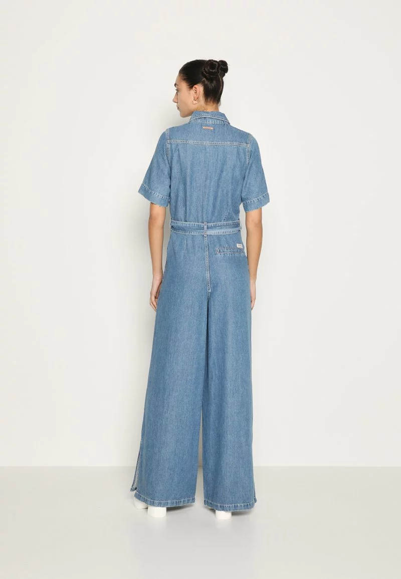 Scotch & Soda ZIP FRONT RETRO INSPIRED - Jumpsuit - Indigo 3 Scotch & Soda ZIP FRONT RETRO INSPIRED - Jumpsuit - Indigo - Image 3
