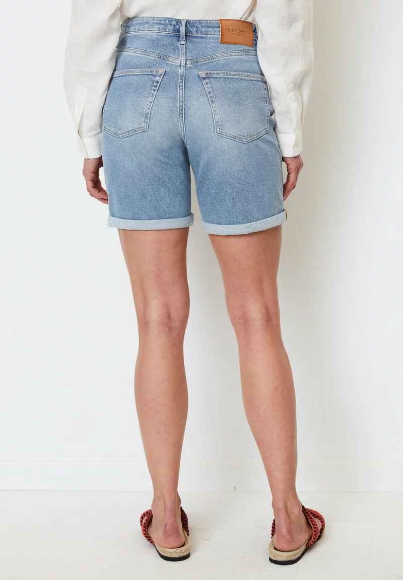 Marc O'Polo AUS-STRETCH - Jeans Shorts - Mid Blue Wash 3 Marc O'Polo AUS-STRETCH - Jeans Shorts - Mid Blue Wash - Image 3