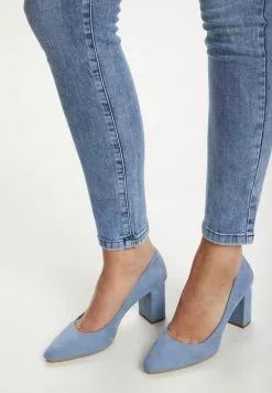 Saint Tropez MOLLYSZ - Jeans Slim Fit - Light Blue Denim -Hosen Elegante Boutique 1ecf9632b42f48f196864203c05da27c