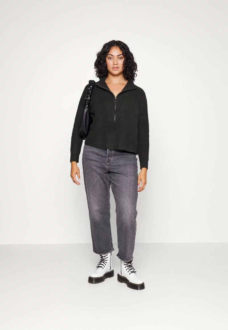 Levi's® Plus RIBCAGE - Jeans Relaxed Fit - Black Denim 2 Levi's® Plus RIBCAGE - Jeans Relaxed Fit - Black Denim - Image 2