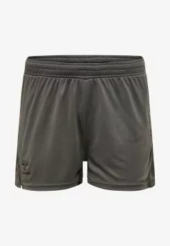 Hummel HMLONGRID - Kurze Sporthose - Forged Iron Jet Black