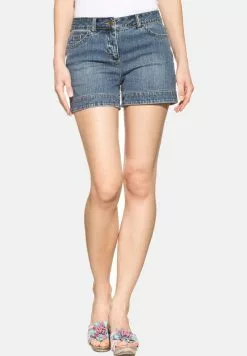Alba Moda Jeans Shorts - Blau