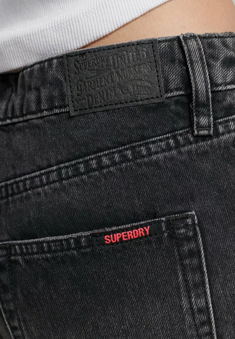 Superdry HOT - Jeans Shorts - Wolcott Black Stone 4 Superdry HOT - Jeans Shorts - Wolcott Black Stone - Image 4