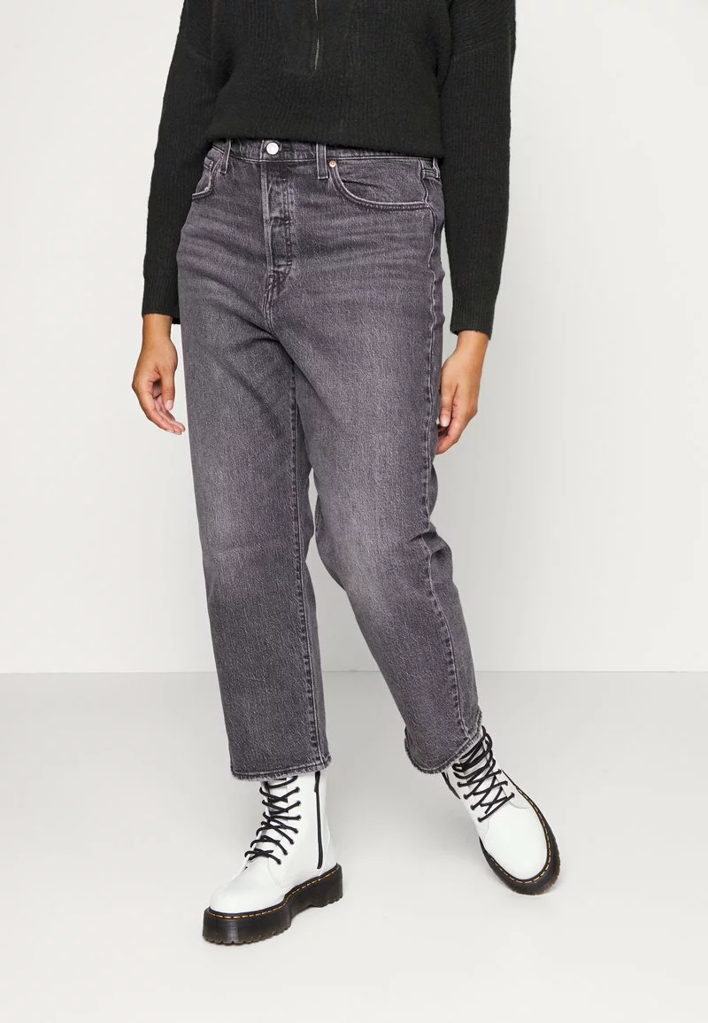 Levi's® Plus RIBCAGE - Jeans Relaxed Fit - Black Denim 6 Levi's® Plus RIBCAGE - Jeans Relaxed Fit - Black Denim - Image 6