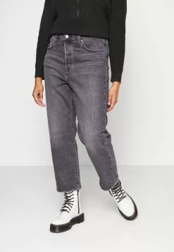 Levi's® Plus RIBCAGE - Jeans Relaxed Fit - Black Denim