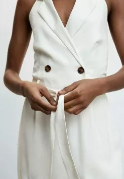 Mango SILENCIO - Jumpsuit - Blanc 9 Mango SILENCIO - Jumpsuit - Blanc -Hosen Elegante Boutique 2bfc4acbc65146a5ba898f2c6088aedd