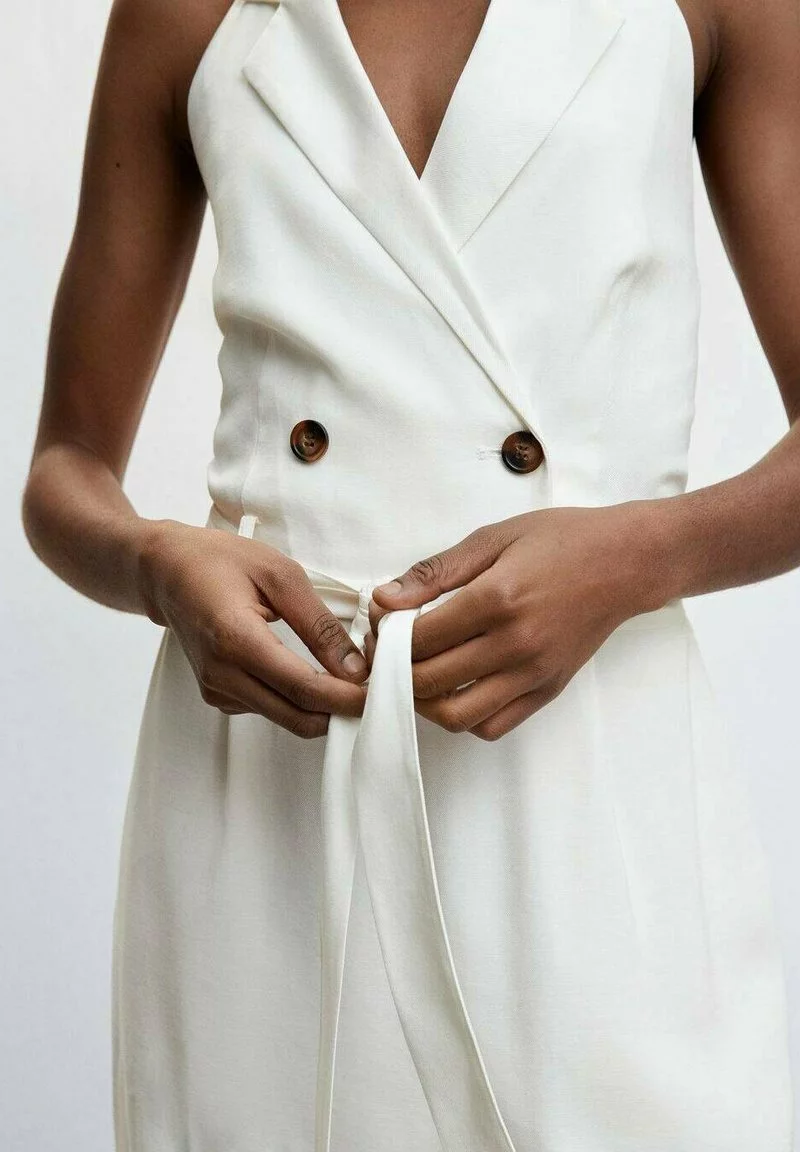 Mango SILENCIO - Jumpsuit - Blanc 4 Mango SILENCIO - Jumpsuit - Blanc - Image 4