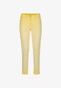 Amy Vermont Jeans Slim Fit - Gelb 9 Amy Vermont Jeans Slim Fit - Gelb -Hosen Elegante Boutique 2dfd0e09903d43888398bd1ff439bf7a