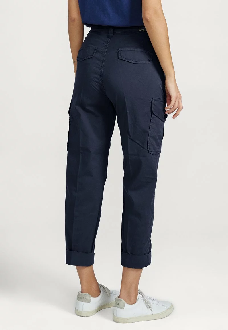 Mos Mosh MADISANE PAPER PANT - Cargohose - Navy 3 Mos Mosh MADISANE PAPER PANT - Cargohose - Navy - Image 3