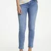 Saint Tropez MOLLYSZ - Jeans Slim Fit - Light Blue Denim