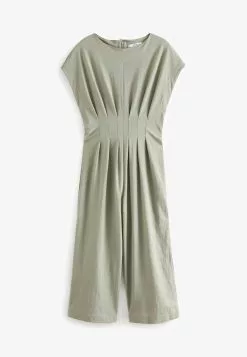 Next SHORT SLEEVES PLEATED CORSET DETAIL WIDE LEG STANDARD - Jumpsuit - Black 11 Next SHORT SLEEVES PLEATED CORSET DETAIL WIDE LEG STANDARD - Jumpsuit - Black -Hosen Elegante Boutique 337c67a25b494cafa4866f621a3a6173