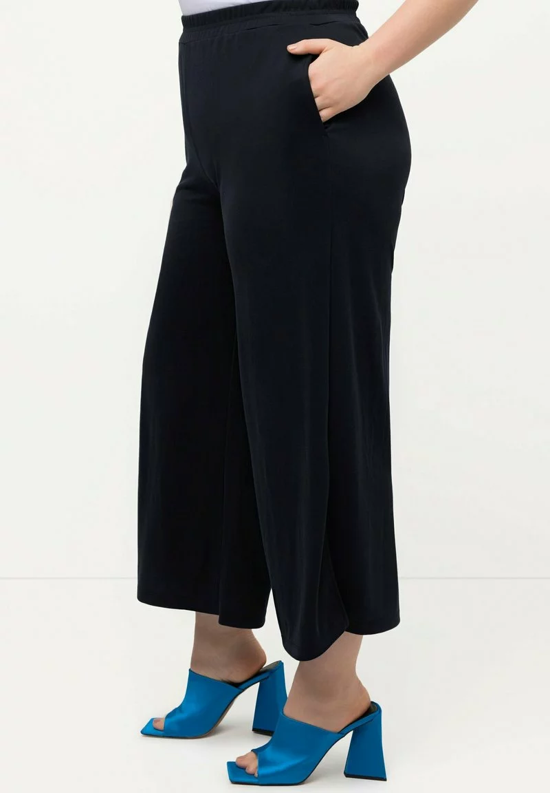 Ulla Popken Stoffhose - Marine Foncé 4 Ulla Popken Stoffhose - Marine Foncé - Image 4