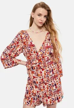 LC WAIKIKI DOUBLE BREASTED COLLAR PATTERNED - Jumpsuit - Ecru -Hosen Elegante Boutique 3577aad491cc4d93b21cc811c01d7bae