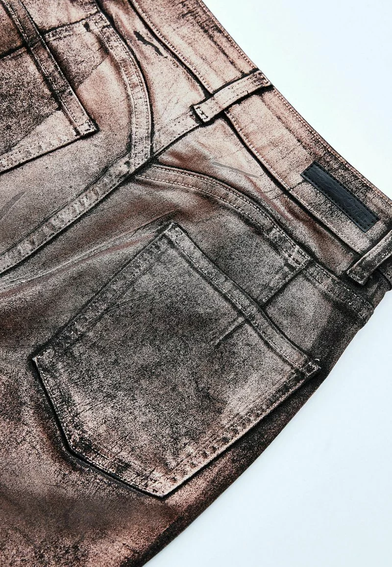 Next ULTRA HIGH RISE STANDARD - Jeans Slim Fit - Bronze Foil 6 Next ULTRA HIGH RISE STANDARD - Jeans Slim Fit - Bronze Foil - Image 6