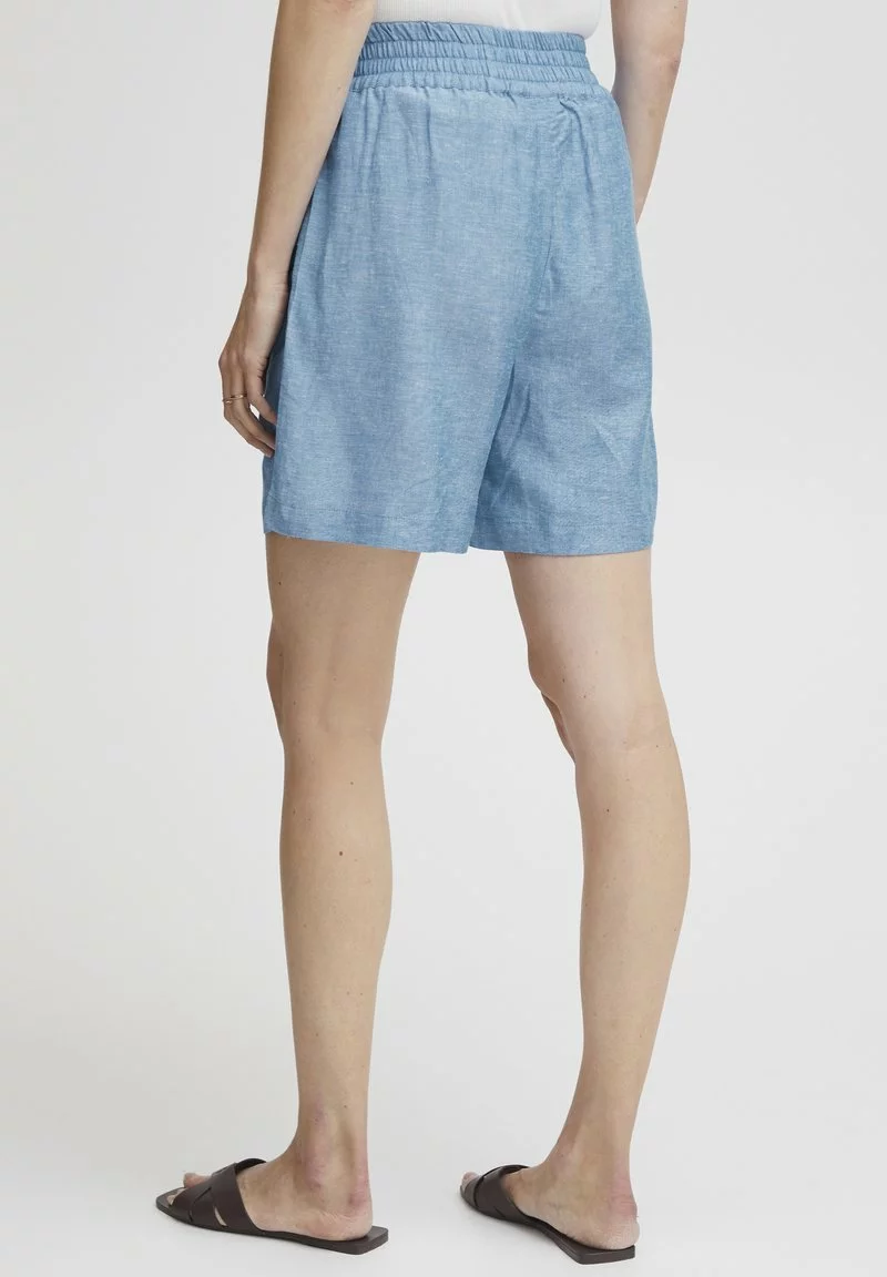 Fransa FRLIN SHO - Shorts - Malibu Blue Melange 3 Fransa FRLIN SHO - Shorts - Malibu Blue Melange - Image 3