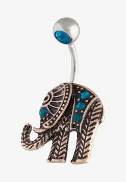 Lovisa TOPAZ ELEPHANT BELLY BAR - Sonstige Accessoires - Silver Coloured -Hosen Elegante Boutique 39700f9efef5489dab571c4820aacfcd 1