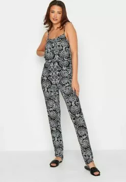 Long Tall Sally PAISLEY PRINT - Jumpsuit - Black